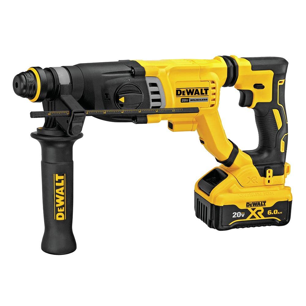 DEWALT 20V MAX Rotary Hammer, SDS Plus Kit, 1-1/8-Inch, Cordless (DCH263R2)