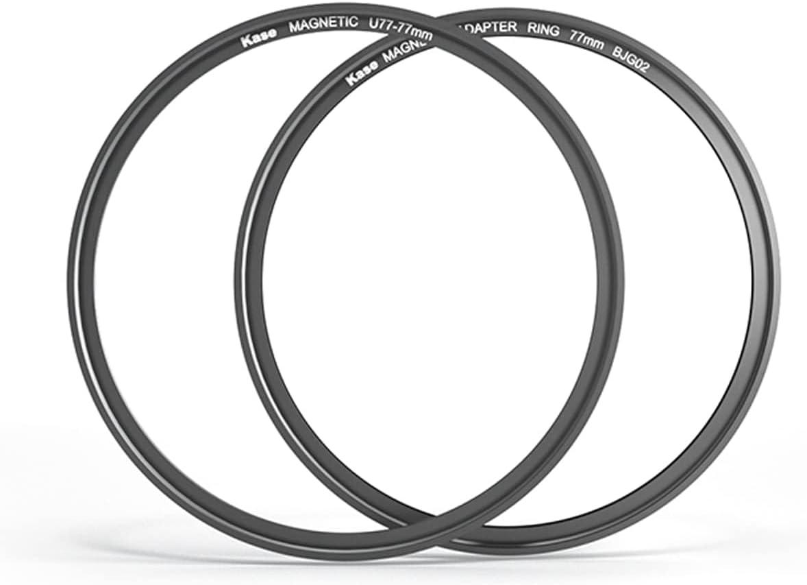 Kase 72mm 72mm Magnetic Lens and Filter Adapter Ring Kit - Convert Screw-in Thread Filter to Magnetic, Ultra-Thin