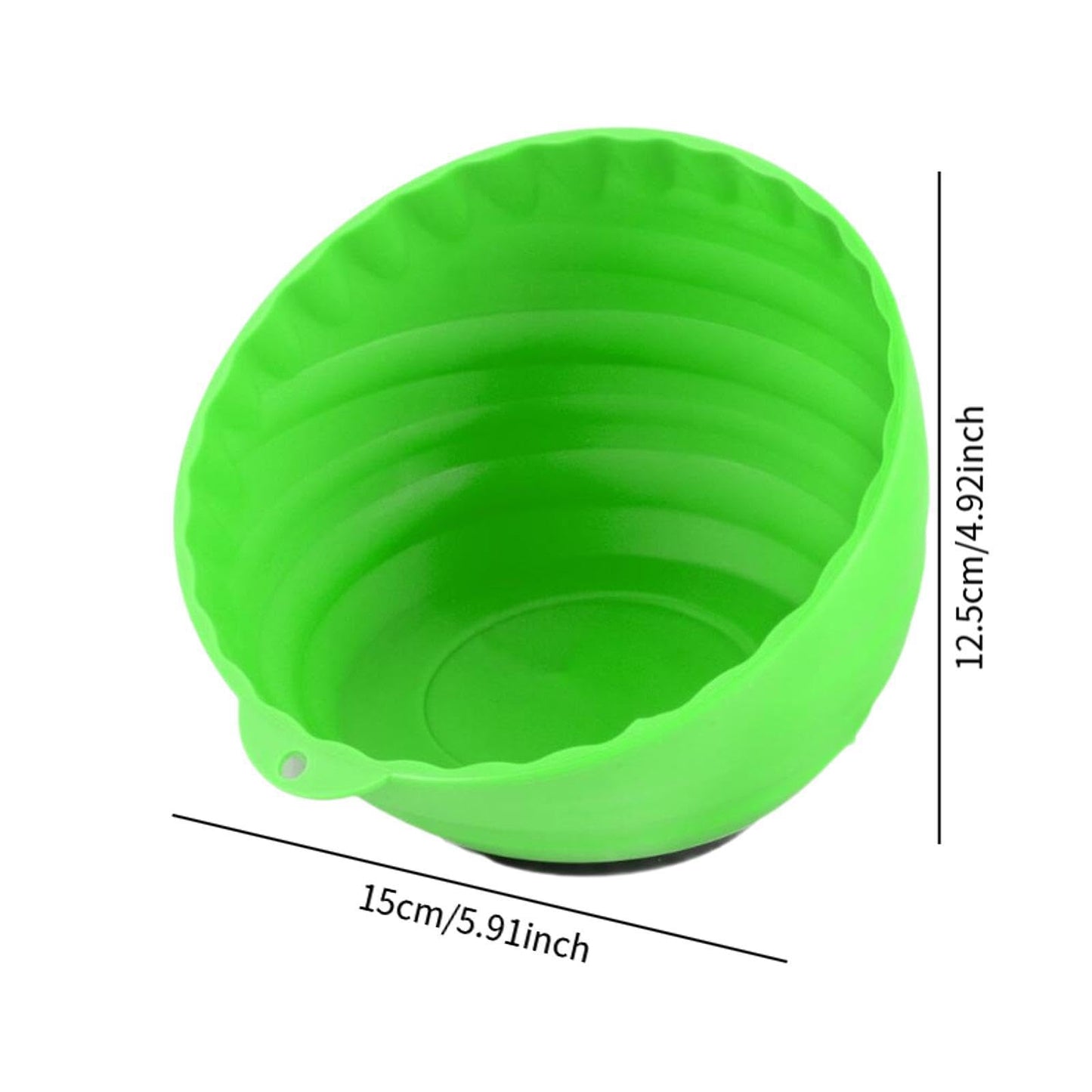 rockible Gym Chalk Bowl Gym Chalk Container Convenient Storage Bowl Chalk Holder for Gymnastics Deadlifting Barbell Training Athletes, Green