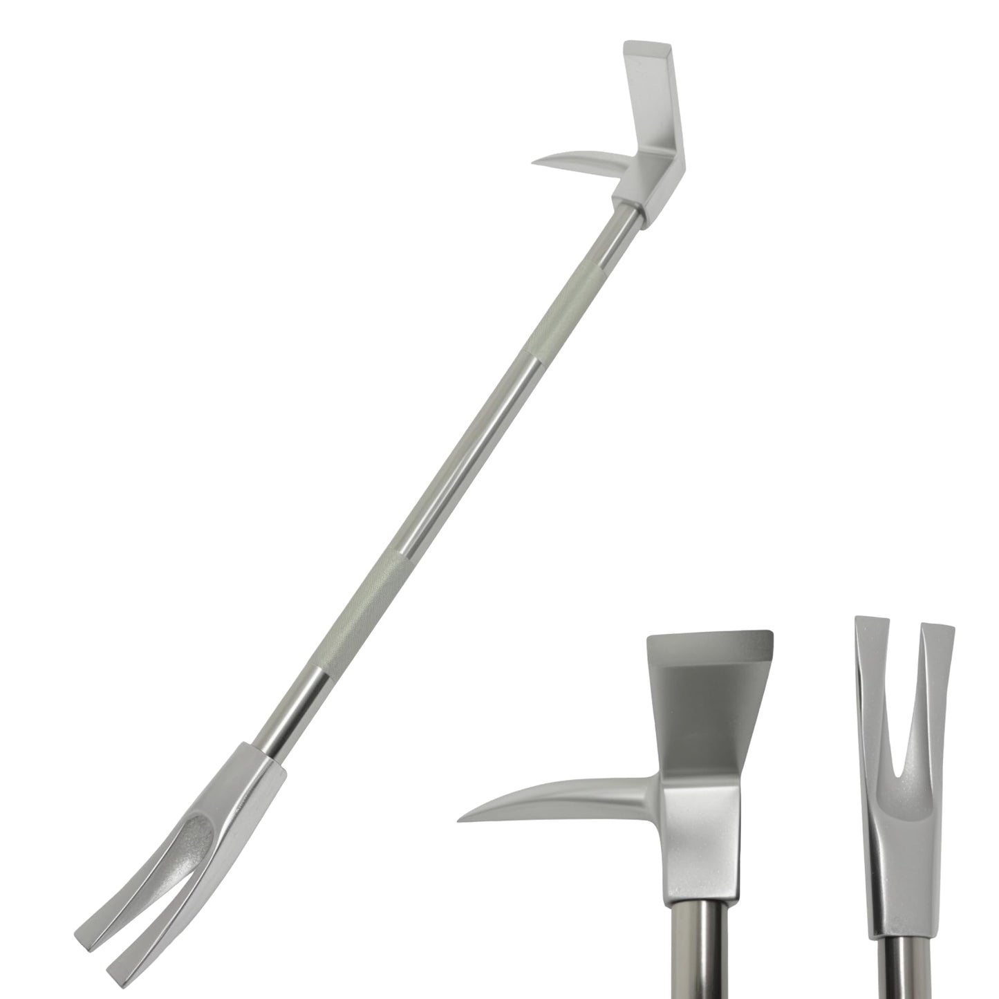 Maisutseb 30" Halligan Tool Breaching Demolition Halligan Bar High-Strength Carbon Steel Entry Rescue Tools for Firefighters and Emergency