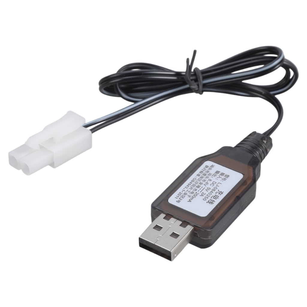 generic 8.4V USB Charging Cable Featuring LED Indicators for Remotes Control Car Batteries Overcharge Overheats