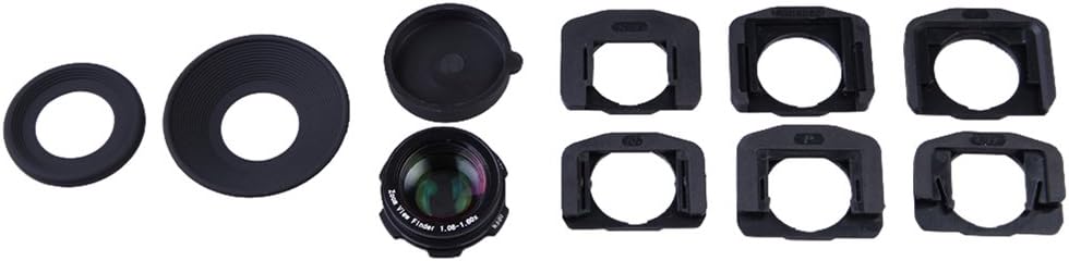 Andoer 1.08x-1.60x Zoom Viewfinder Eyepiece Magnifier for Canon Nikon Pentax Sony Olympus Fujifilm Samsung Sigma