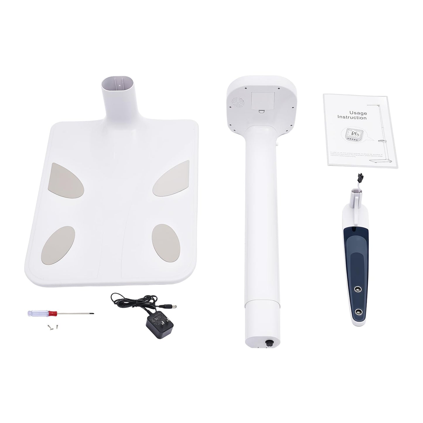 Medical Office Scale,Smart Physician Scale, Medical Scale for Weight and Height Measurement, Non-Contact Sonar Ranging All-in-One LCD Display for Measuring Weight, Height, Obesity, BMI and More