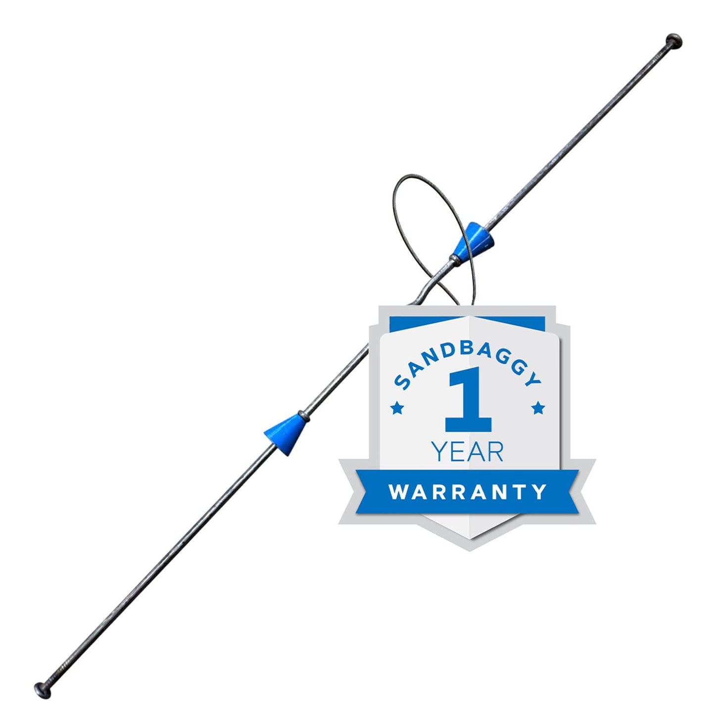 8" Standard Snap Ties for Concrete Forms - 1" Plastic Cones, Integral Heads - 2:1 Safety Factor, 2,250 lbs Working Load - 4 Gauge Steel (Long End - 8.25", 100) - 1 Year Warranty