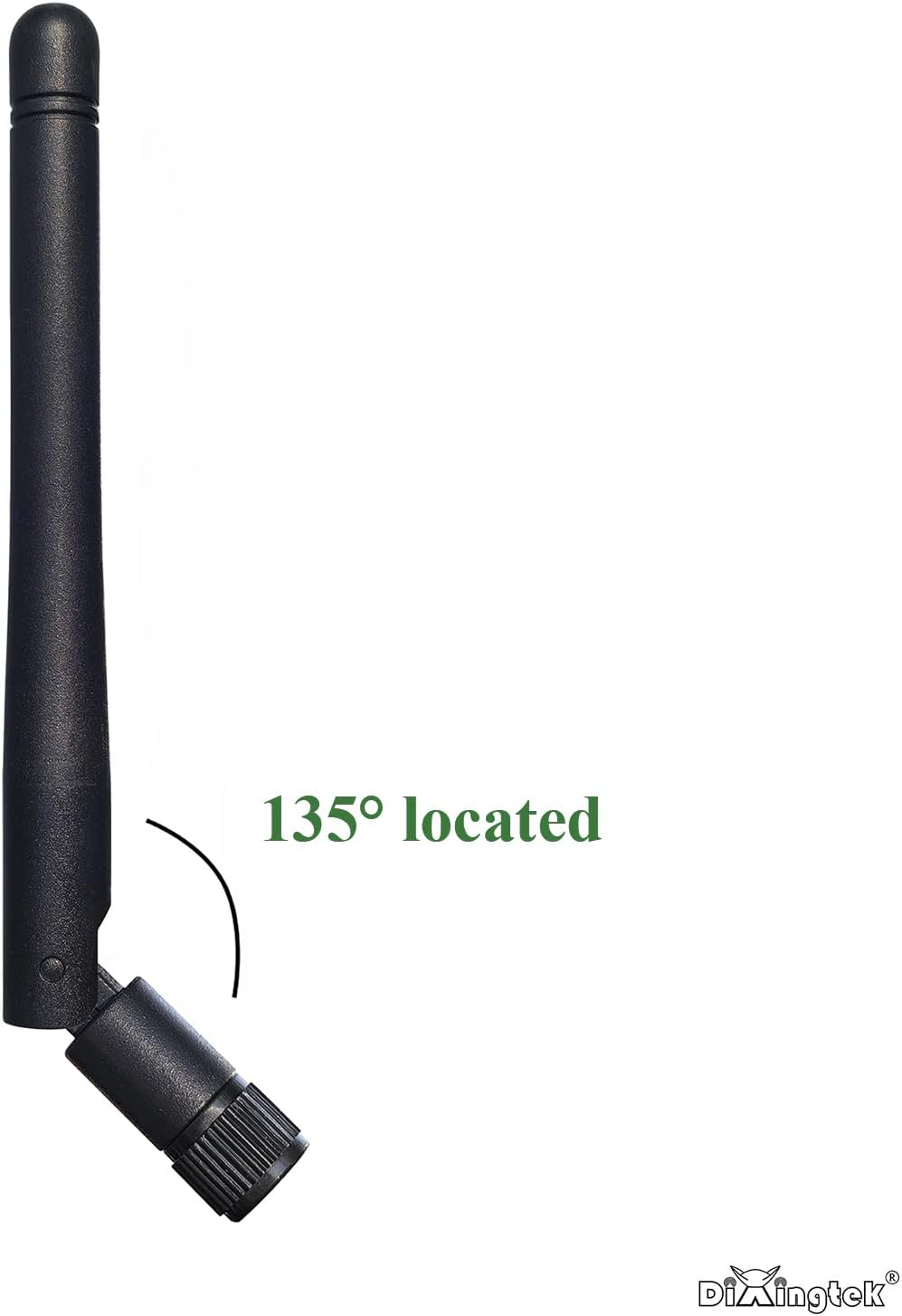 Dixingtek 6E 2.4GHz 5GHz 6GHz 2-Pack WiFi Tri-Band Bluetooth SMA Male Antenna, Compatible with WiFi Router Camera PCI-E