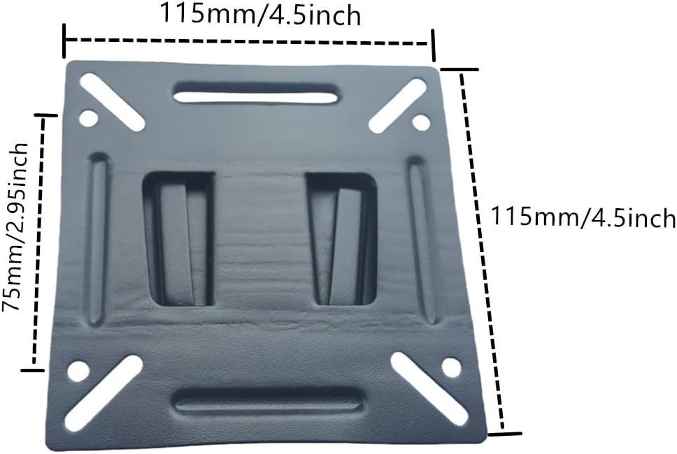 QLXHBOT 14-24 100x100mm 30lbs 15 19 20 22 23 Inch Monitor Wall Mount Most TVs Computer Universal Low Profile RV TV Wall