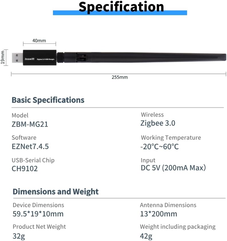 Besisglas 3.0 CP2102N/CH9104F EFR32MG21/EFR32MG24, Assistant/Zigbee2MQTT Zigbee USB Gateway - Enhanced with & Firmware