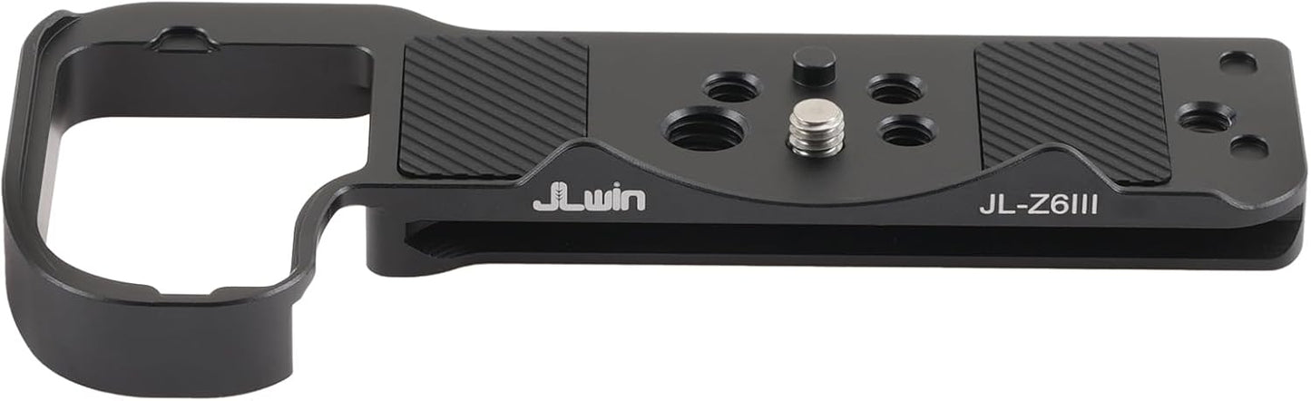 FocusFoto Z6 Z6III Quick Release Baseplate QR Plate Mount for Nikon III, Mirrorless Camera, Compatible with Arca-Swiss