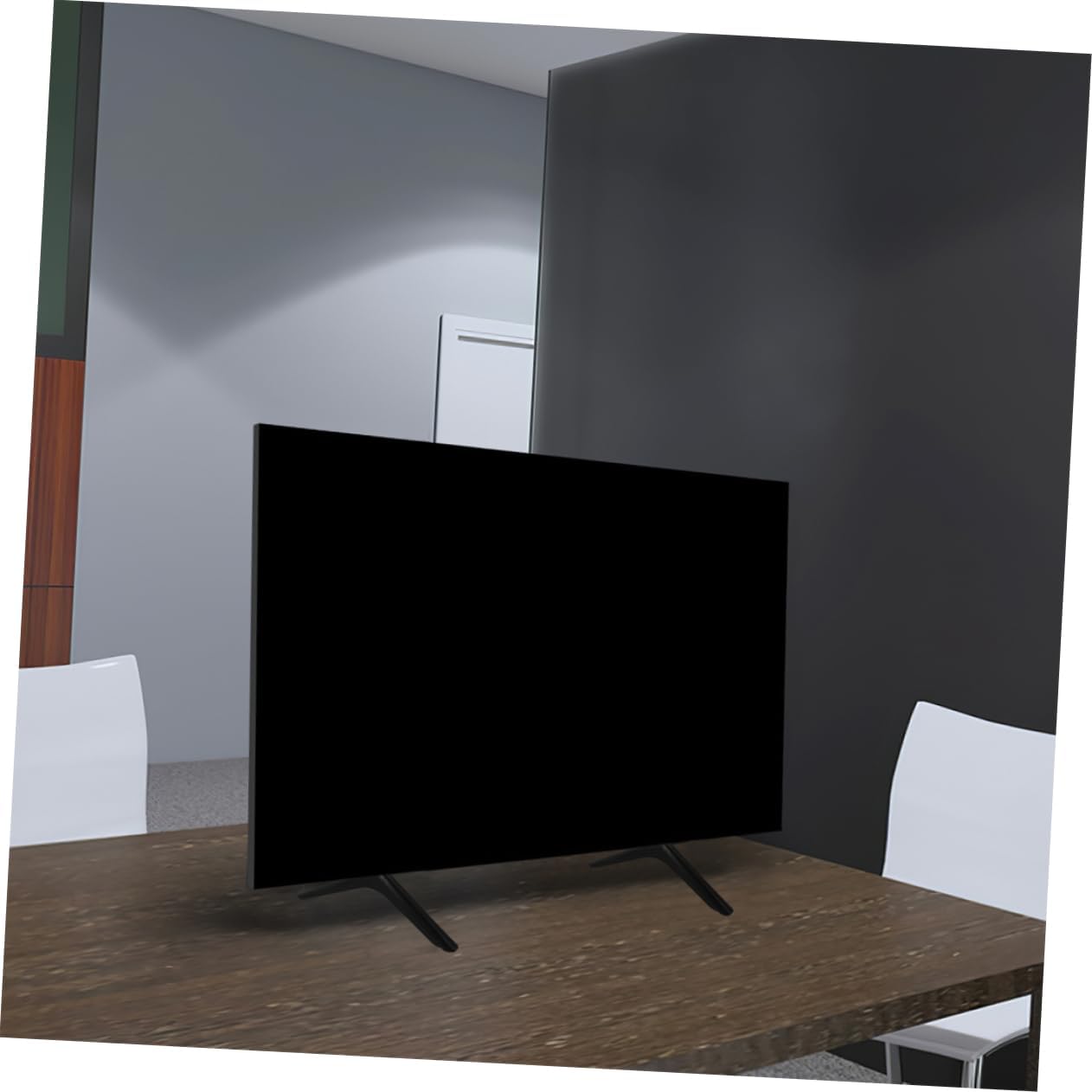 SEWOART Heavy Duty Tv Stand No-Drill Desktop Mount for Tvs Sturdy Aluminum Alloy Fit Modern Design