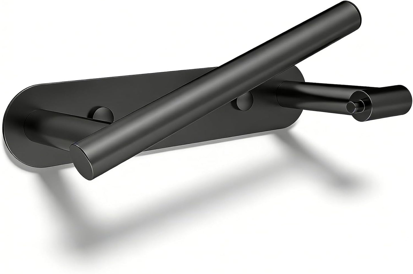 SetSail Toilet Paper Holder - Matte Black Wall-Mount Stainless Steel Tissue Holder for Bathroom