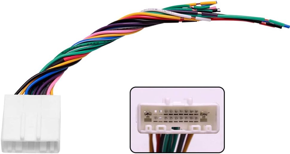 20-pin Subaru/2007-2019 70-7552 Headunit/Radio Wiring Harness with Steering Wheel Switch Wires Compatible with Nissan |
