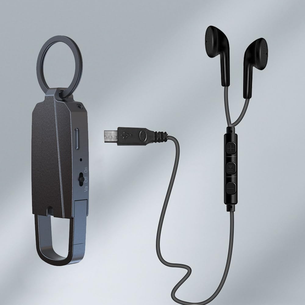 LIMU 32GB KL160 Digital Voice Recorder Compact USB-C Recording Device with Built-in Microphone for Lectures, Interviews