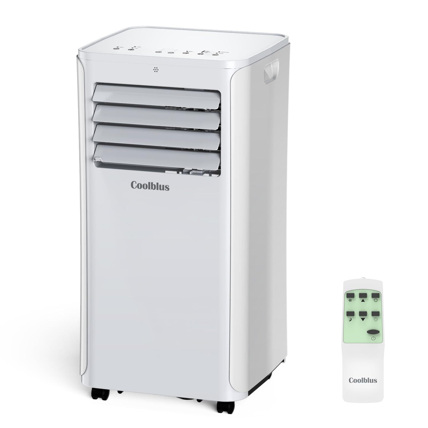 Coolblus portable air conditioner,12000 BTU portable ac unit up to 550 Sq,3 IN 1 with Remote Control,White (Renewed)