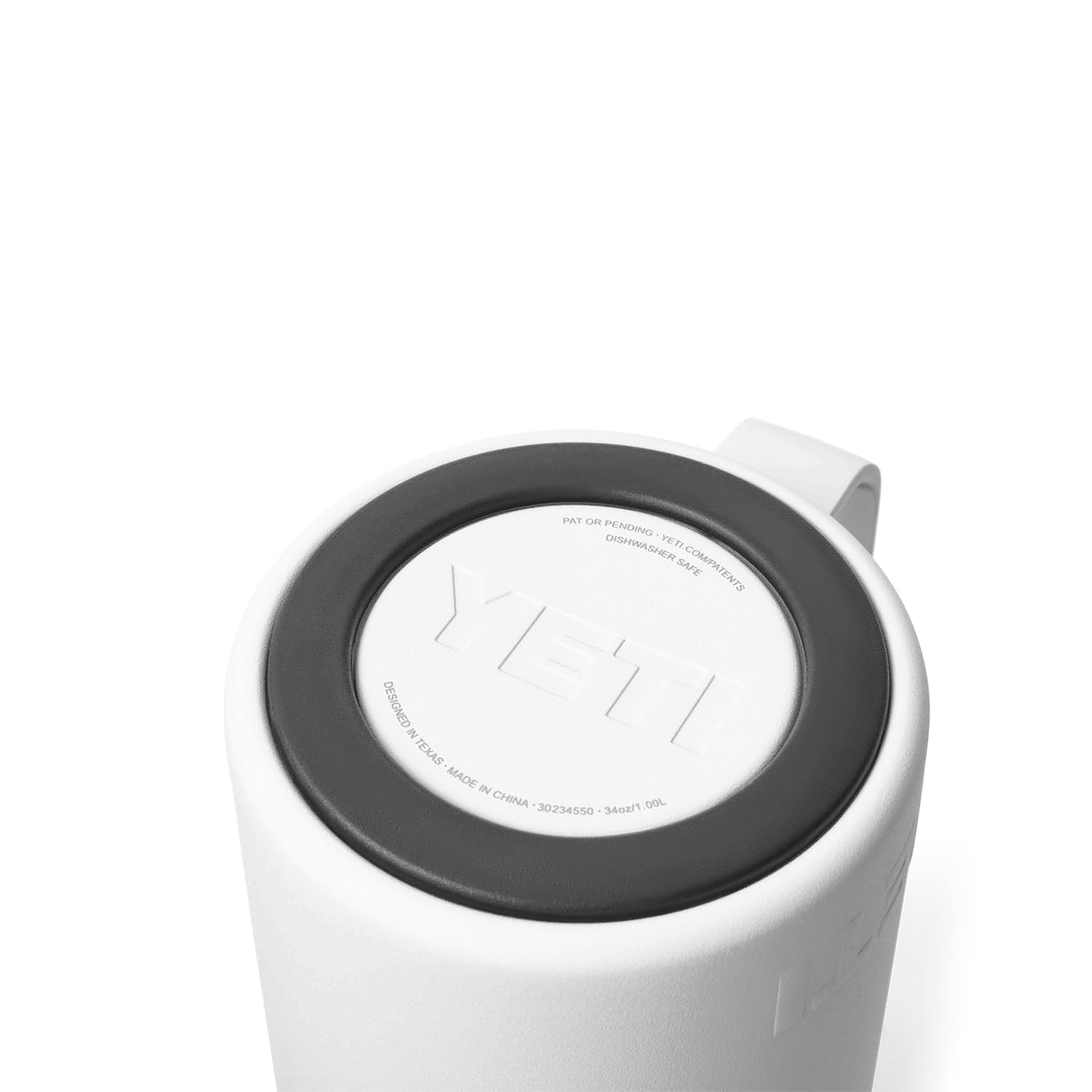 YETI Rambler 34 oz. French Press Coffee Maker, with GroundsControl Filter, White