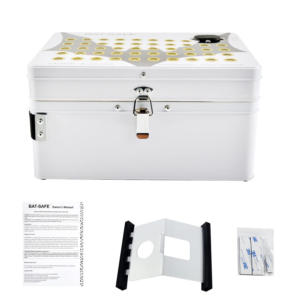 Lipo-Lithium Battery Charging Safe Box M Size