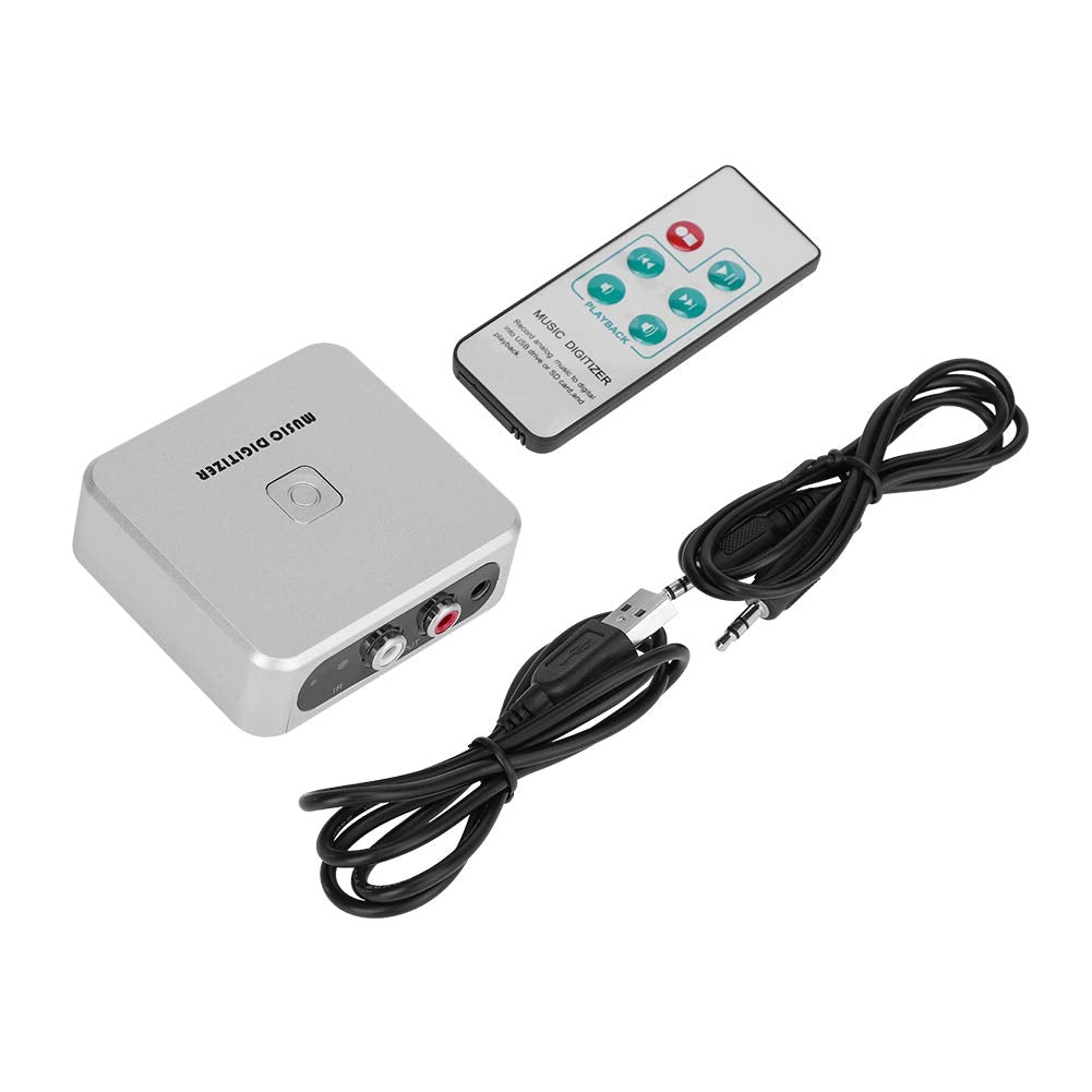 MP3 Cassette Music Digitizer Analog to Converter, Records Tapes Audio Converter Tape Storage Conversion Stereo Sound