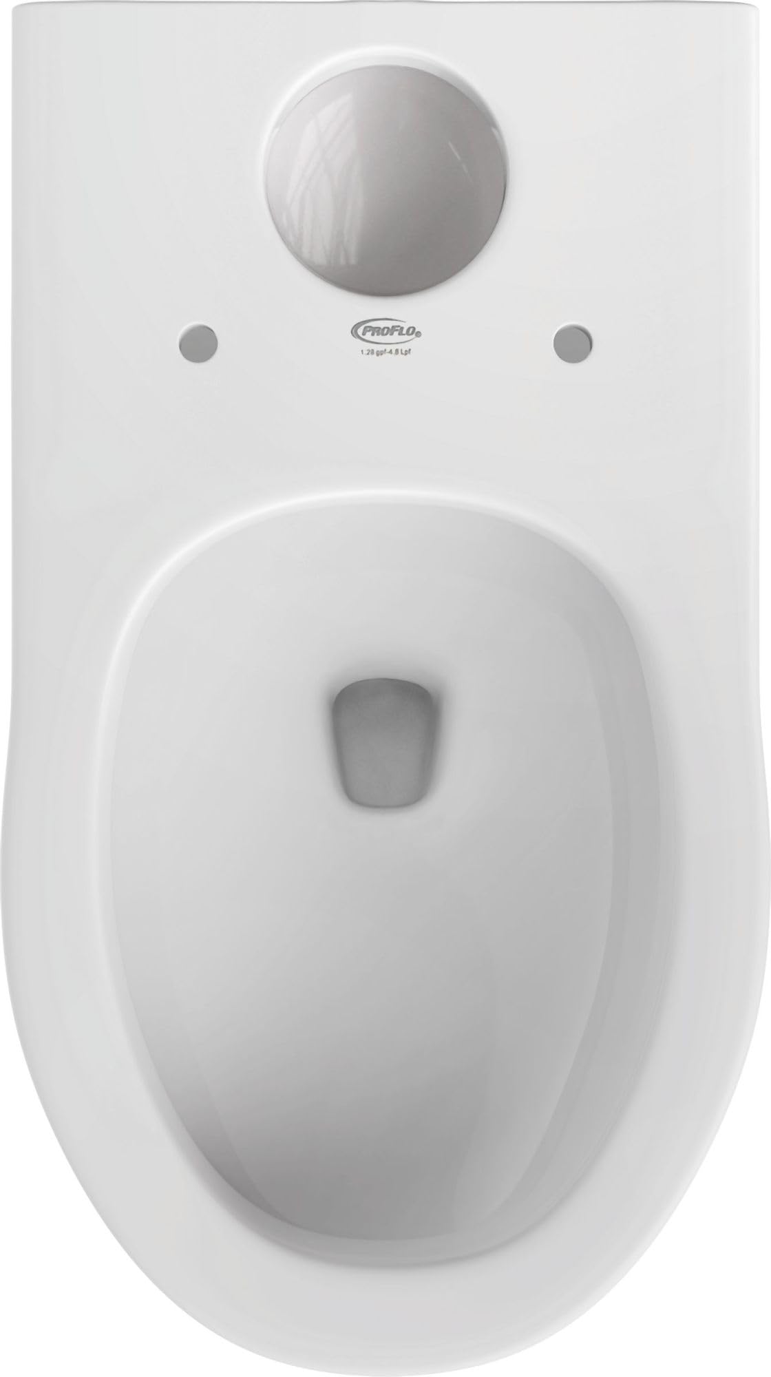 PROFLO PF1700BBHE Elementary Flush Valve Toilet Bowl Only with Top Spud - White