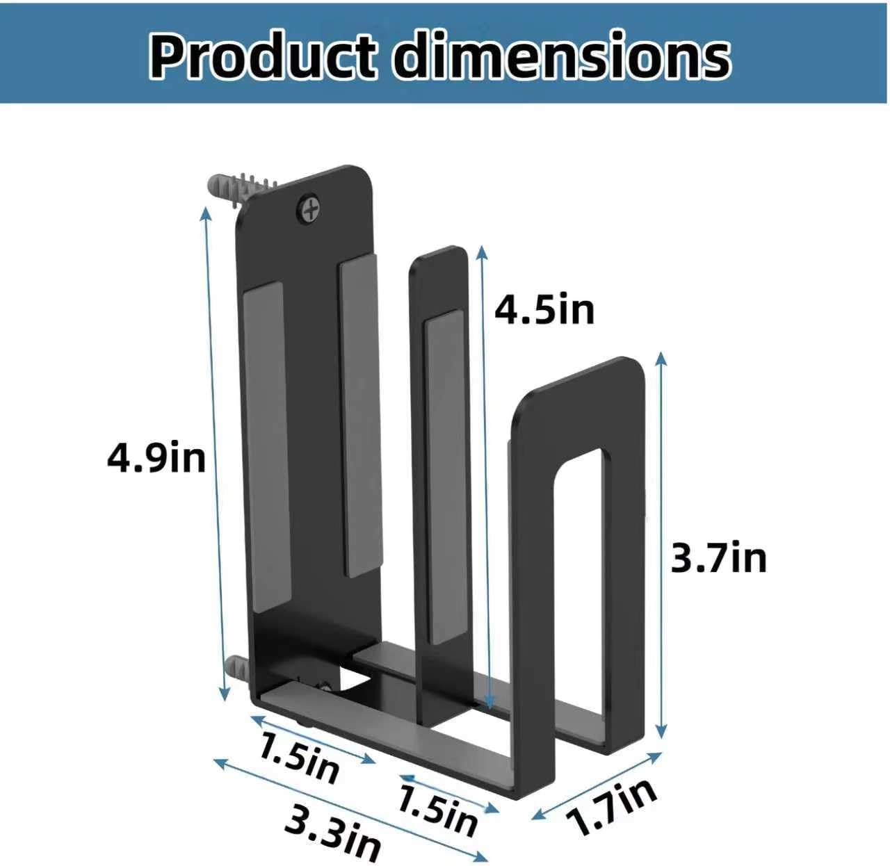 RUDDLIN Multi Functional Wall Mount Bracket, Suitable for laptops, Tablets, Keyboards, routers,TV Boxes,Phones, etc.