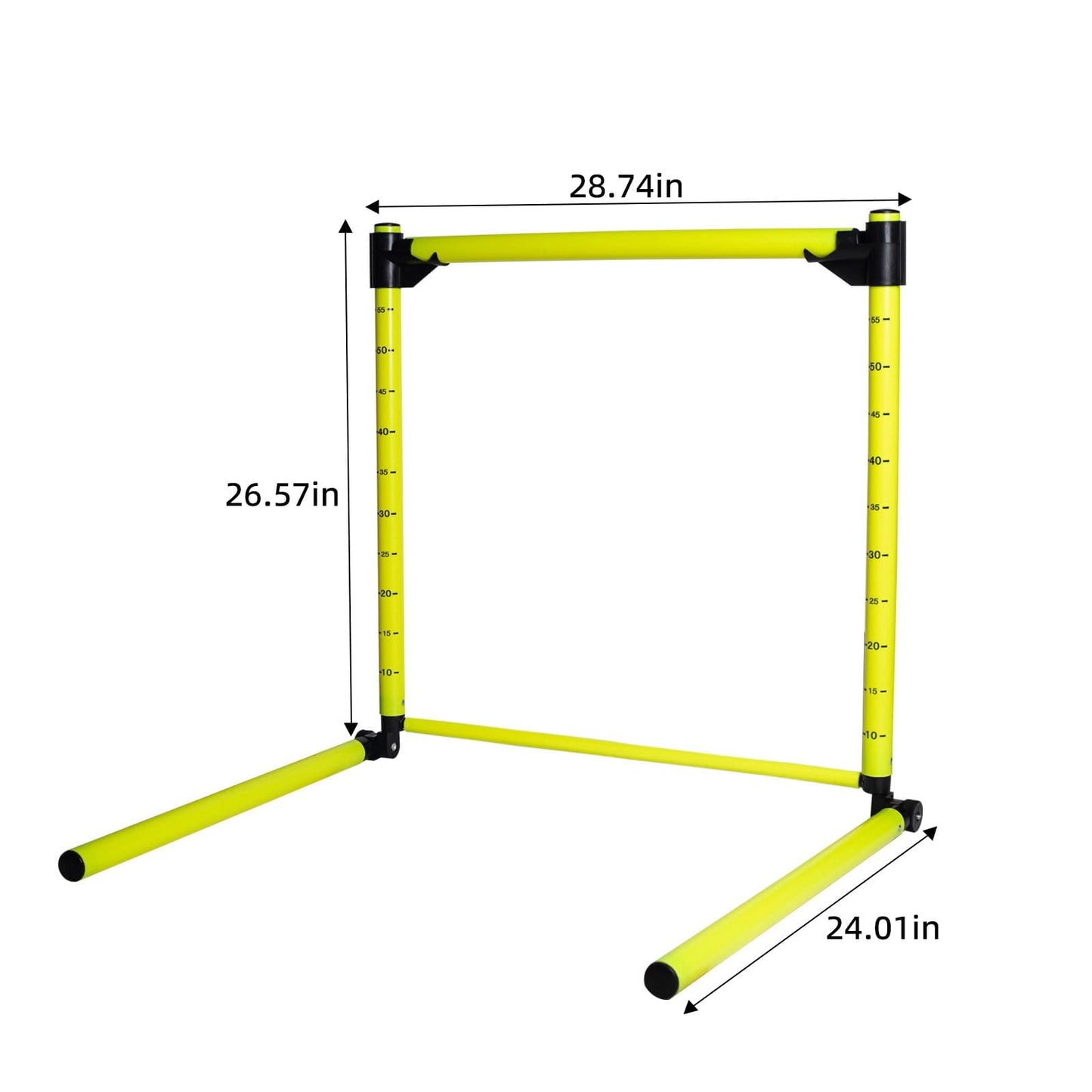 pindaprda Adjustable Hurdles with Scale - Detachable Agility Training Equipment for Track, Soccer & Football, Indoor & Outdoor Use, Ideal for Athletic Jumping & Speed Drills 1PC
