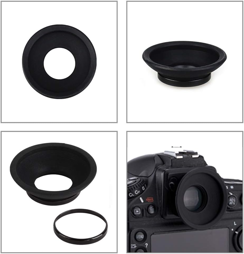 FANZR DK-19 D810 D810A D800 D800E D700 F6 D5 (2 Pack) Eyecup Eyepiece Viewfinder for Nikon Camera