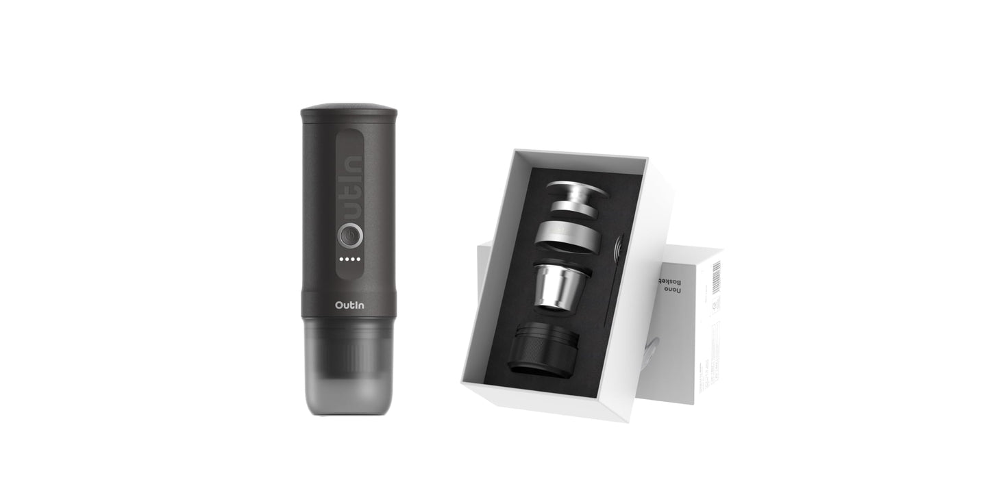 OutIn Nano Complete set Portable Espresso Machine with Double Shot Accessorries