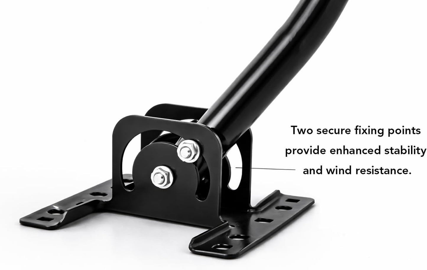 Five Star Adjustable Mounting Pole Antenna Mount Outdoor TV Antenna Universal Weather Proof Attic Mount Brackets, Easy