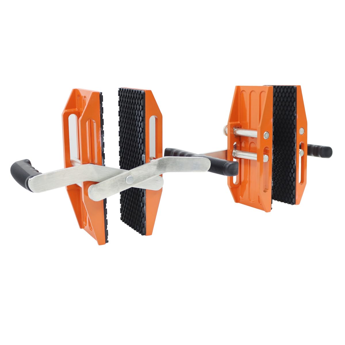 Maisutseb 2 PCS Double Handed Stone Carrying Clamps 880 LBS Heavy Duty Granite Panel lifting Transporting Tools with Non-slip Handles Panel Carriers for 2.36in(60mm) Marble Slab Glass Plywood