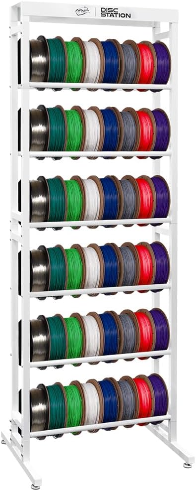 MVP Disc Sports Disc Station Disc Storage Rack (Choose Your Size and Color)
