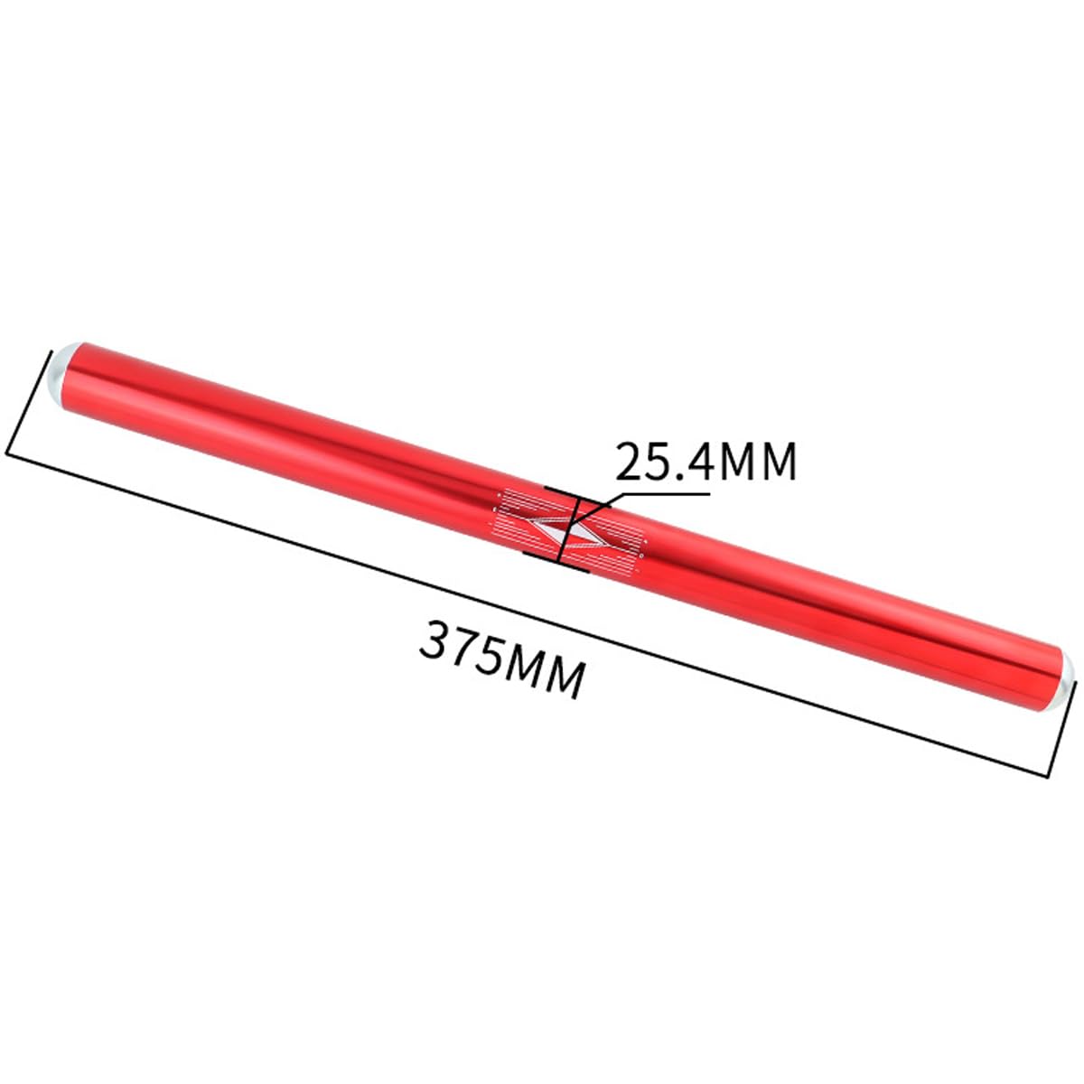 HOUSON 25.4mm bicycle handlebar, aluminum straight handle MTB bicycle riser bar for road bike MTB mountain bike (375mm length)