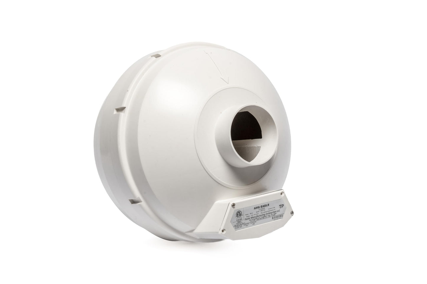 Festa AMG Eagle Radon Fan – 4“ Installation Kit - Quiet and Energy Efficient Radon Mitigation Inline Fans – High Performance 3” Duct Fan