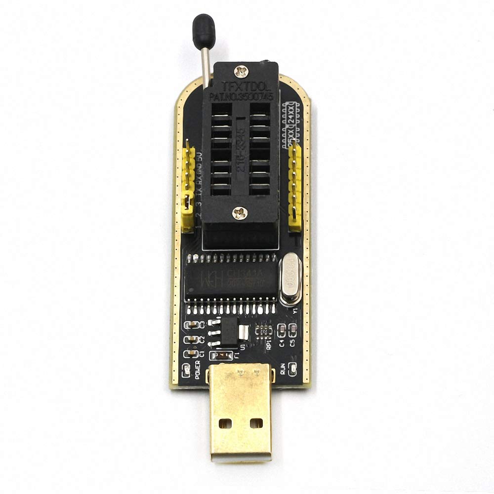 DYDZYJ 10pcs CH341A 24 25 Programmer Series EEPROM Flash BIOS USB with Software & Driver