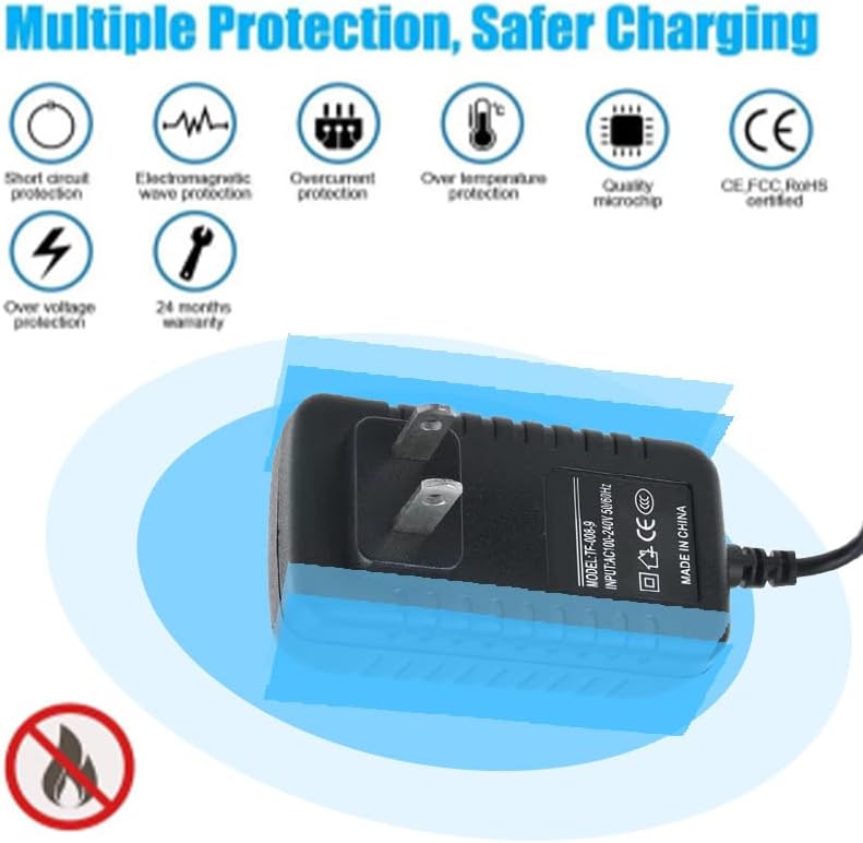 XWNV 15V 1A 5.5mm/2.5mm Mains AC-DC Adapter Power Supply Negative Center Polarity PSU