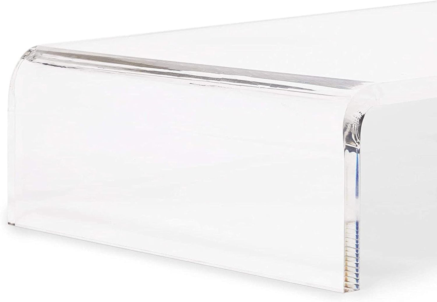 (12.1 8 3 Juvale Acrylic Computer Monitor Stand, Clear Display Riser x x in)