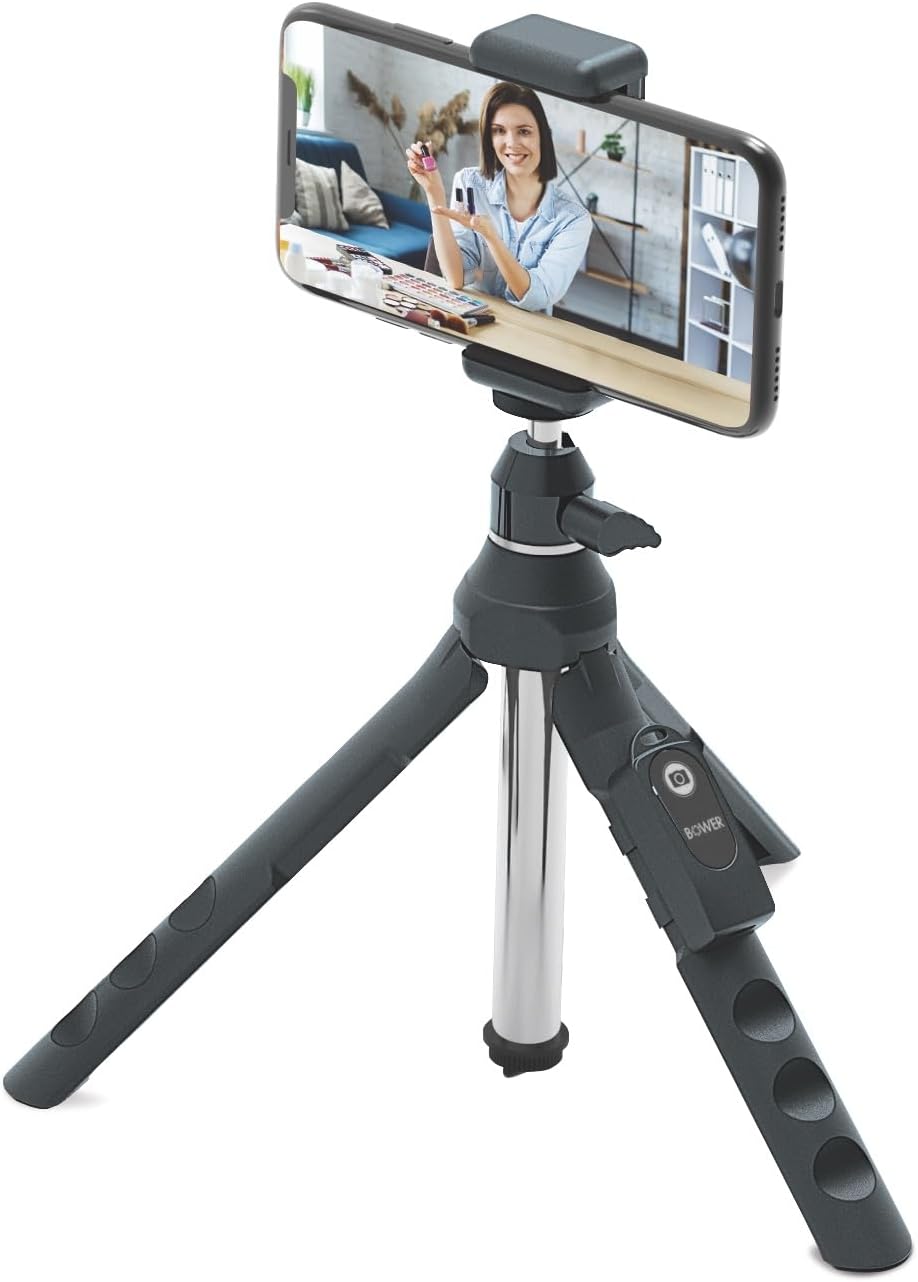 Bower 6-in-1 Multipod Tripod Selfie Stick with Remote Shutter for Smartphones