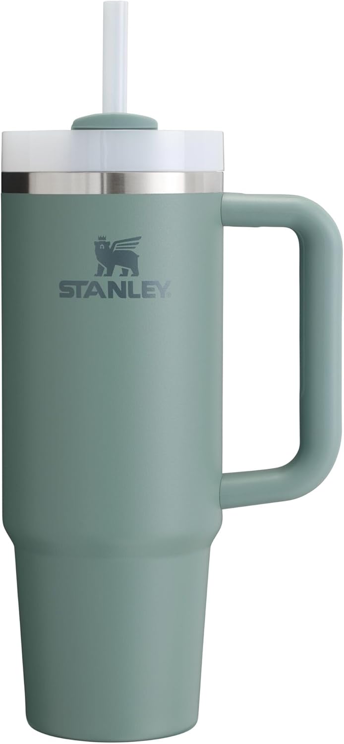 STANLEY Quencher H2.0 FlowState Stainless Steel Tumbler - Insulated, Durable, 40 oz, Midnight Black