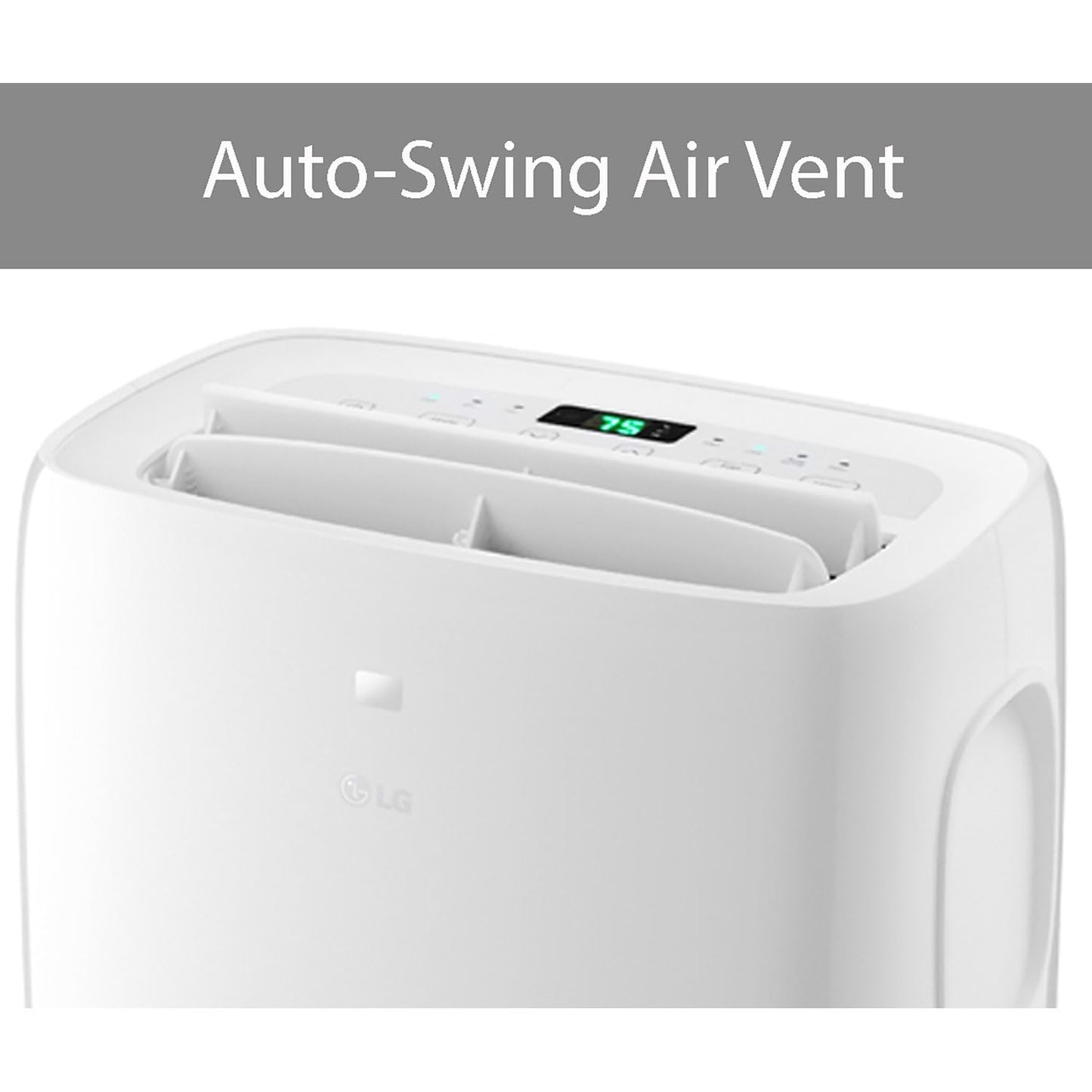 LG 6,000 BTU DOE 8,000 BTU ASHRAE Portable Air Conditioner, 115V, Cools 250 Sq.Ft. (10' x 25' Room Size), Quiet Operation, LCD Remote Control, and Window Installation Kit, White