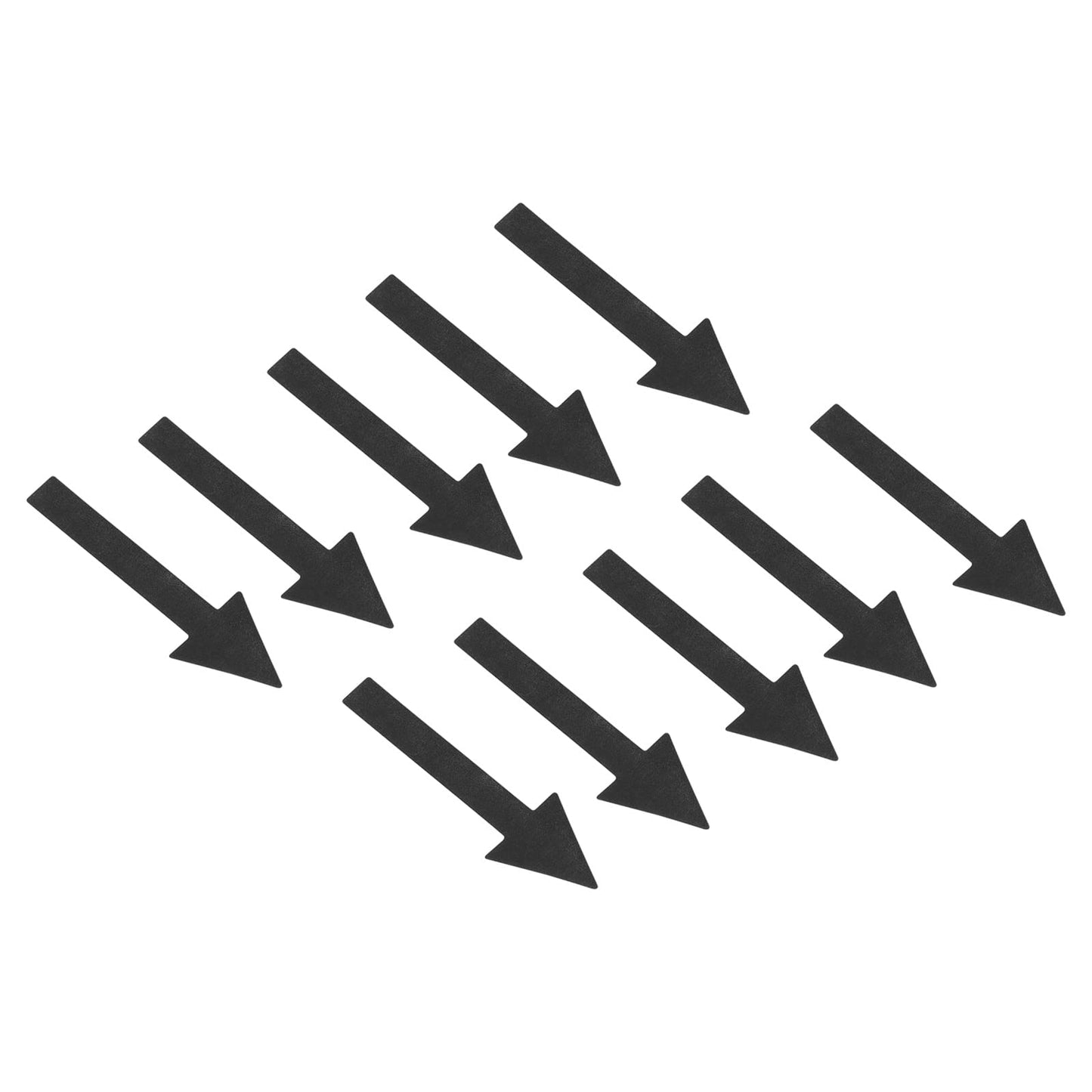 PATIKIL Arrow Sticker 2 Inch, 4 Sheet Directional Sign PVC Adhesive Removable Floor Decal for Floor Wall Marking, Black
