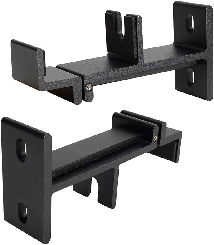 EXCEL LIFE Heavy Duty Aluminum Soundbar Wall Mount - Universal Adjustable Bracket for RV, Home Theater & More - Fits