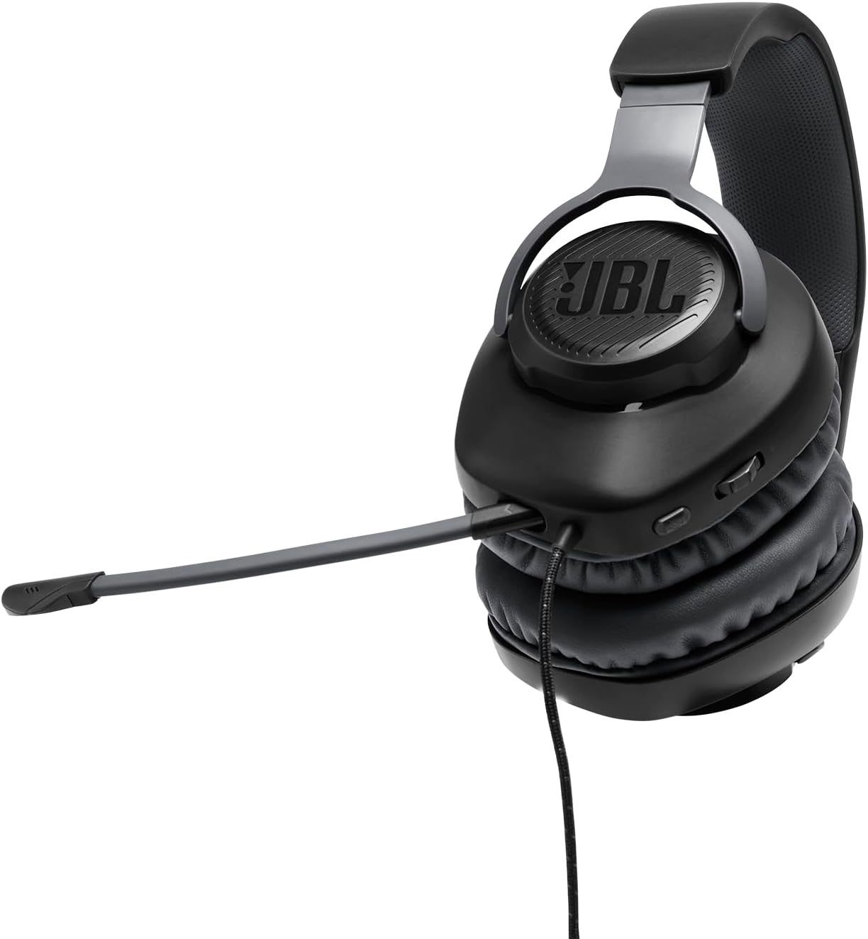 100 JBL Quantum - Wired Over-Ear Gaming Headphones - Black, Large