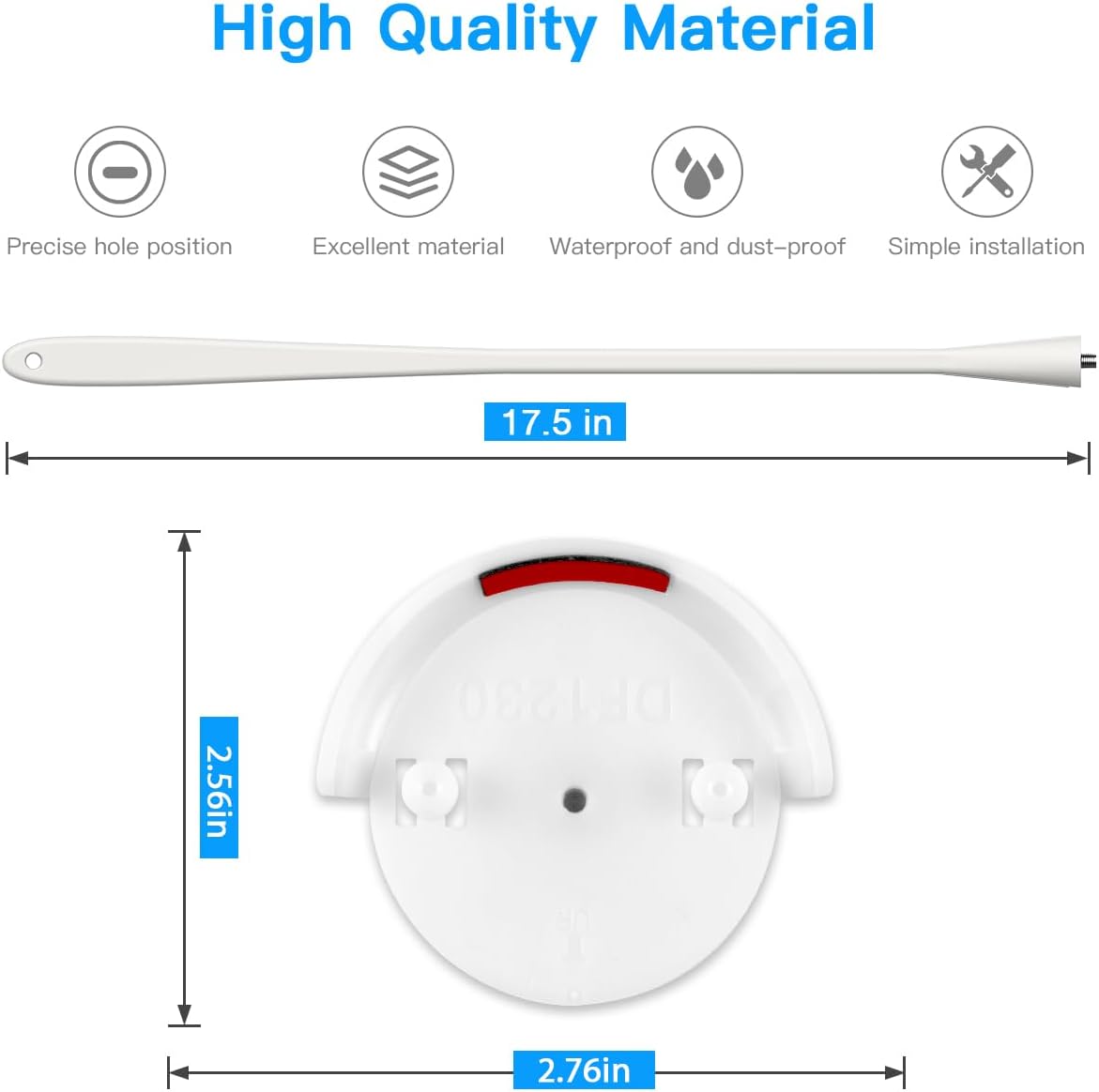 Koroao Flexible Twist Baby Monitor Mount for VTech Advanced HQ Max Baby Monitor Camera (White)