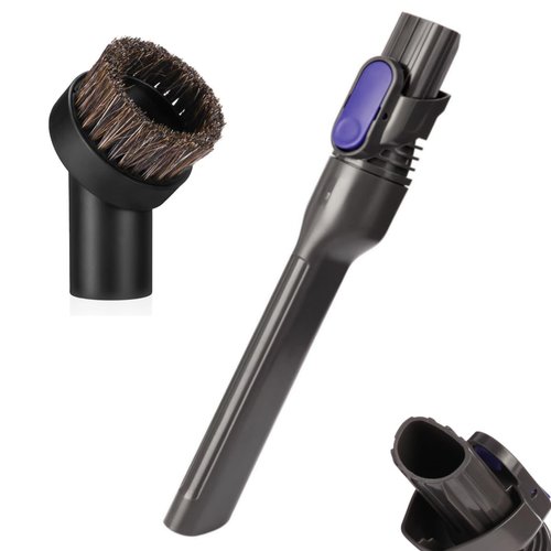 IX141 Pet Cordless Stick Vacuum Replacement Parts Compatible With Shark Pet Cordless Stick IZ162H IZ163H IZ362H IZ562H IZ140 IZ142 UZ145 Crevice Tool Horse Hair Brush Attachment for D-Shaped Vacuum