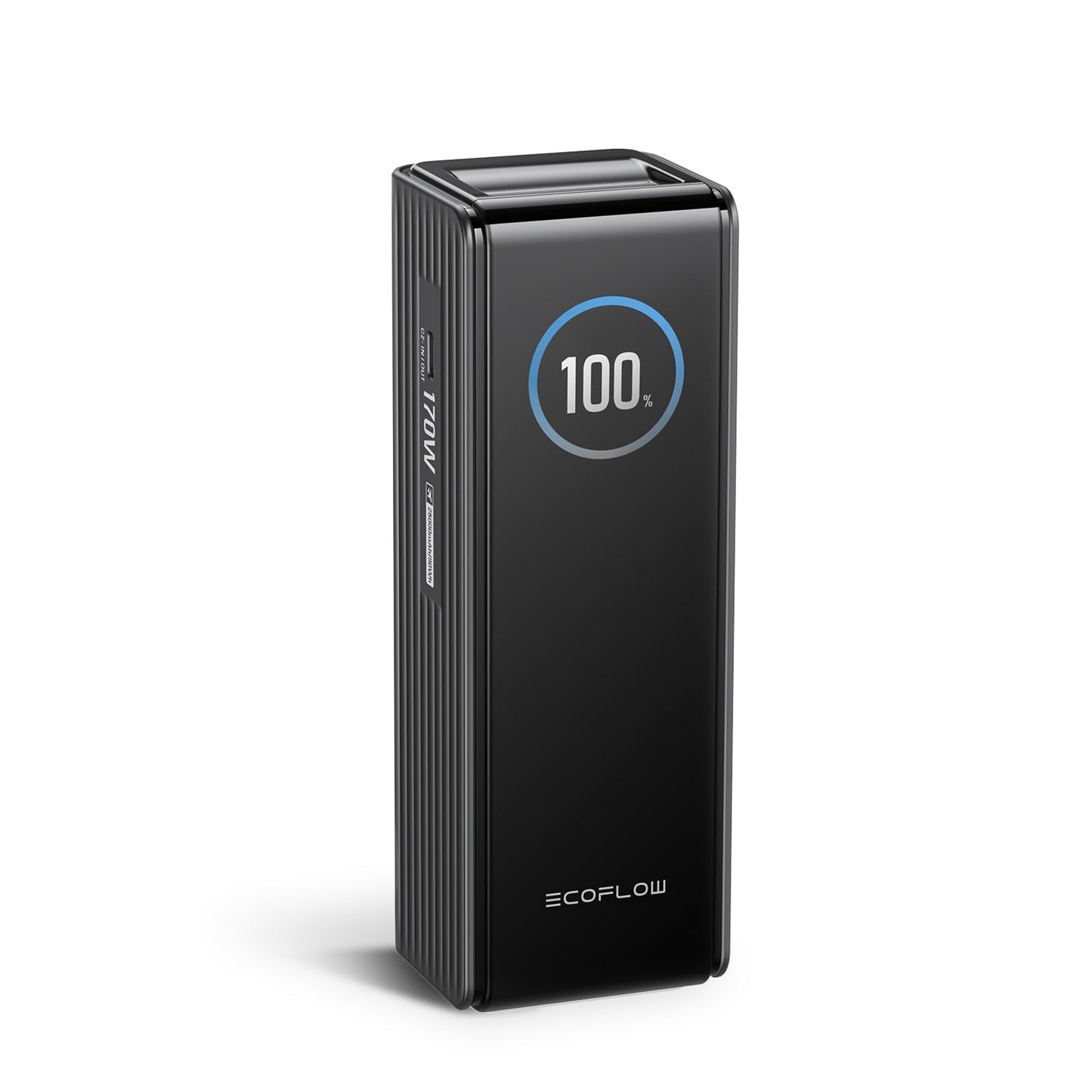 EF ECOFLOW Laptop Power Bank, 25,000mAh 170W Portable Charger with Dual 140W USB-C Ports, Smart Display, Flight-Approved for Travel, Fast Charging for iPhone 17/16 Series, MacBook, Samsung and More
