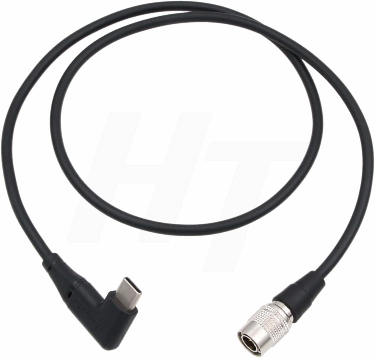 HangTon 12V 4 F4 F8 F8N 90-Degree 60cm PD QC Power Bank USB C to Hirose Pin Power Cable for Zoom Pro Audio Recorder