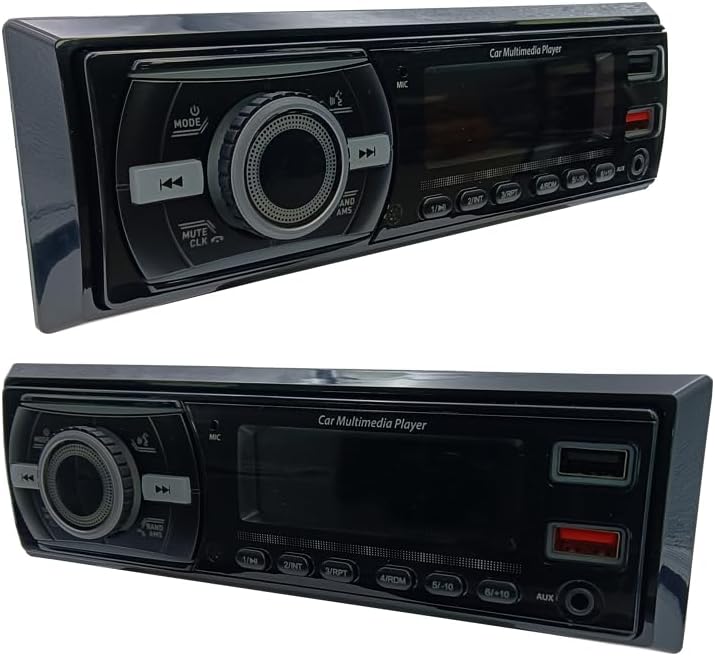 Generic 3050 12V MP3 7-Color Car Stereo Audio Player with Bluetooth Handsfree Calls, Music Play, FM Radio, Dual USB/AUX
