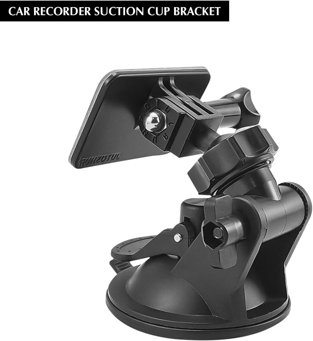 Bittwee Car Rear Camera Holder, Vehicle Dash Cam Rear Windshield Window Mount, Auto Backup Camera Recorder Monitor