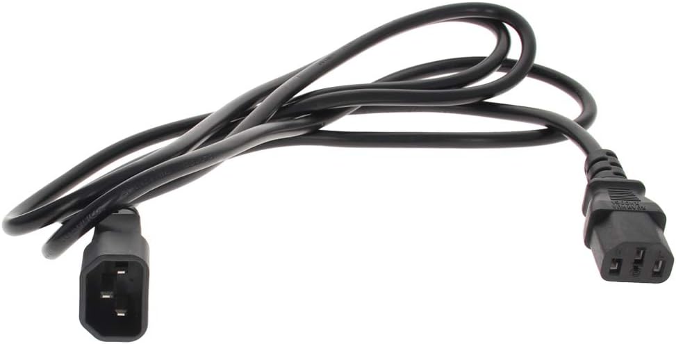 Fielect C14 2 C13 C14 2 C13 250V 10A(6.6ft/2m) to x Power Plug Cord, Male to x Female Power Adapter Cable Cord