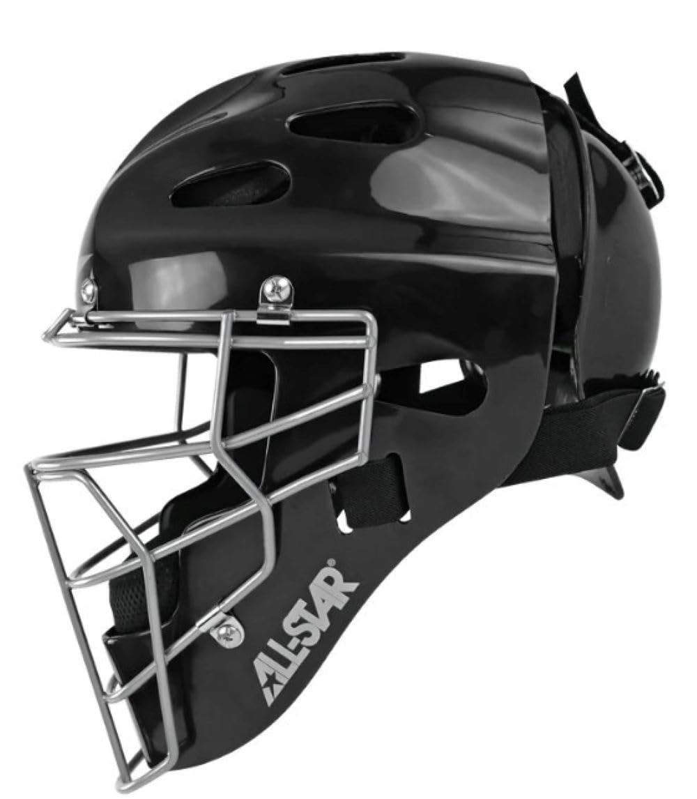 All-Star Top Star Series Baseball Catching Equipment Kit, Meets NOCSAE Standard - Ages 12 to 16, Black
