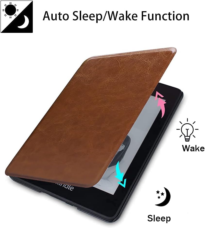 SCSVPN 6'' 10th 2018 PQ94WIF for Kindle Paperwhite Case Generation Model No. with Hand Strap, Auto Sleep/Wake - Slim