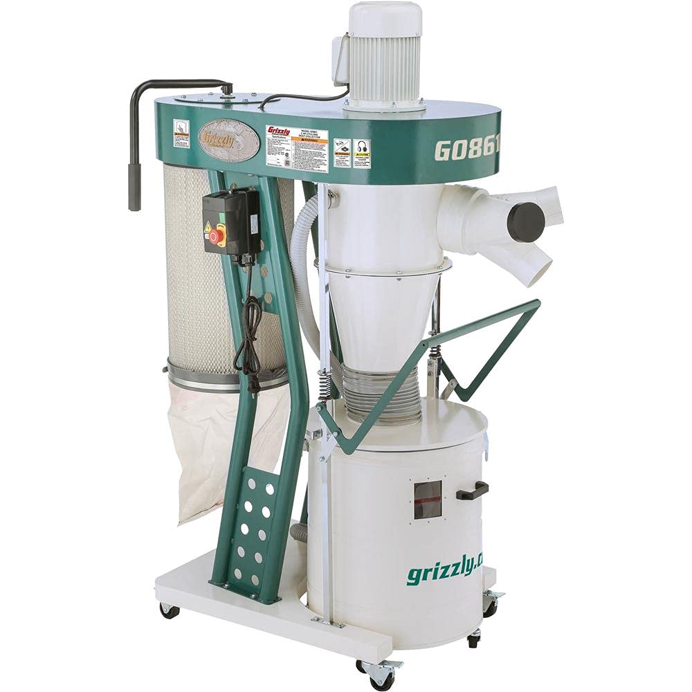 Grizzly Industrial G0861-2 HP Portable Cyclone Dust Collector