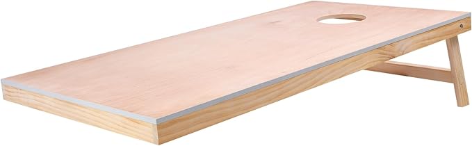 VEOVR Cornhole Set, Corn Hole Game Boards, Wood Portable Toss Board, Indoor and Outdoor Cornhole Play for Adults for Yard, Backyard, Beach, Camping